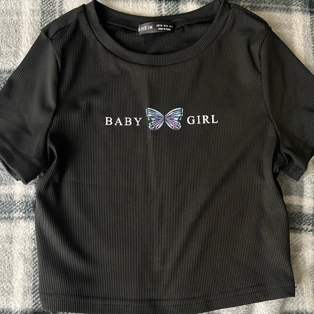 Butterfly crop top